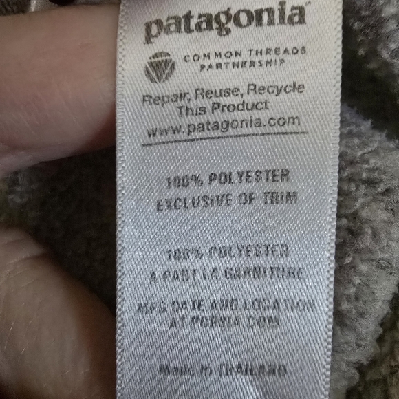 Patagonia Women's Better Sweater 1/4-Zip Fleece In Birch White Size Medium - Picture 12 of 15